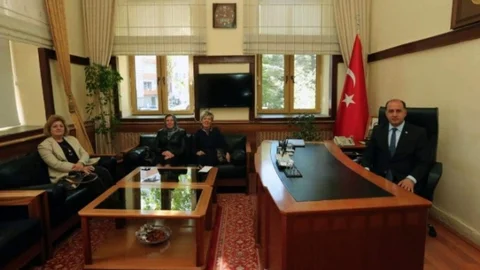 Merzifon'da Engelli Derneği Ziyareti