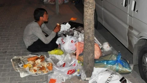 Eskişehir'de Yürek Sızlatan Görüntü