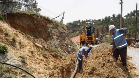 Aydın Bozdoğan'da Su Çalışmaları Devam Ediyor