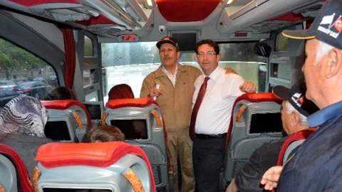 Aksaray'da Şehit Aileleri Çanakkale'ye Uğurlandı