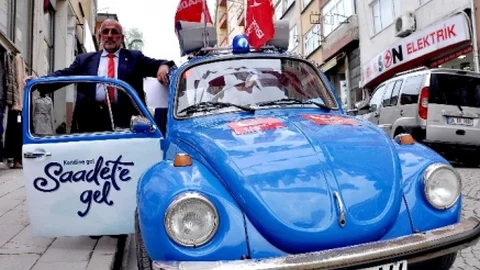 Giresun'da Vosvos ile Seçim Çalışması