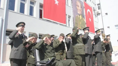 Sinop'ta Engelli Askerlik Töreni Yapıldı