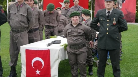 Edirne'de Temsili Askerlik Heyecanı