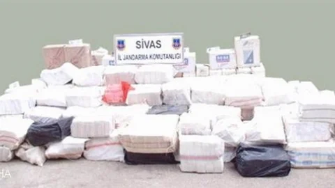 Gürün'de Kaçak Sigara Operasyonu