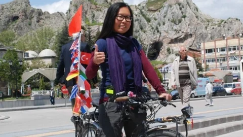 Bisikletle Dünya Turu Tokat'ta Sona Erdi