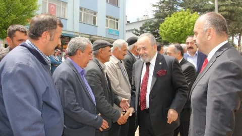 Çorum Ortaköy'de AK Parti Mitingi Yapıldı