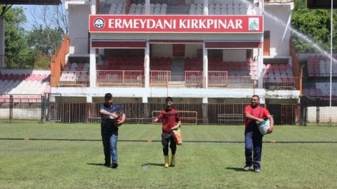 Edirne'deki Güreş Alanı Onarıma Alındı