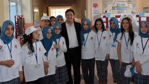 Aksaray'da Tübitak Bilim Fuarı Ziyareti