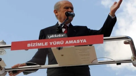 Amasya'da Bahçeli'den Oy Çağrısı