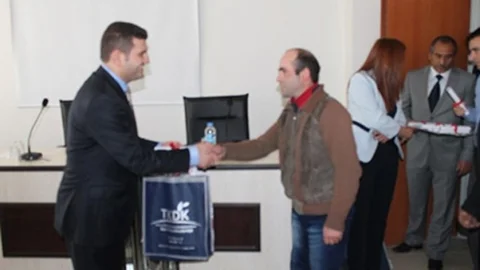 Akyaka'da Sertifika Töreni Gerçekleşti