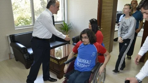 Pamukkale'den Engelli Basketbol Takımına Destek