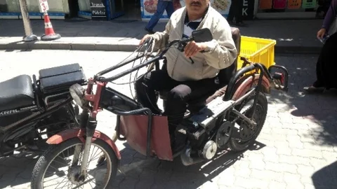 Aksaray'da Engelli Motosiklet Hırsızlığı