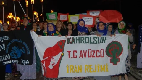 İdil'de Kadına Şiddete Dikkat Çekildi