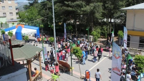 Baykan'da Mobil Gençlik Merkezi Etkinliği