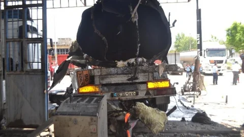 Osmaniye'de Tanker Patladı