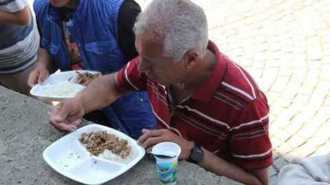 Edirne'de Etli Pilav İkramı