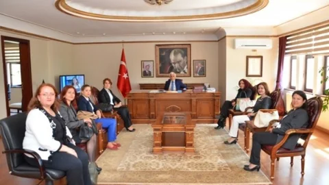 Hemşireler Vali Alimoğlu'nu Ziyaret Etti