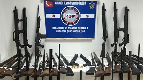 Karabük'te Av Tüfeği Yakalandı