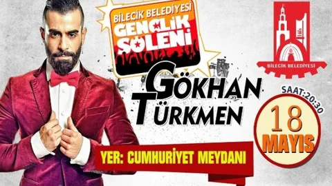 Gökhan Türkmen Bilecik'te Konser Veriyor