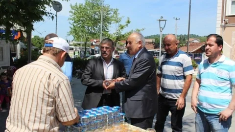 Kozcağız'da Miraç Kandili İkramı