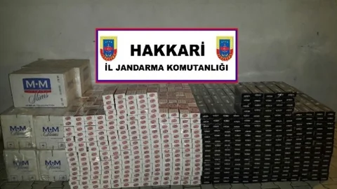 Hakkari'de Kaçak Sigara Operasyonu