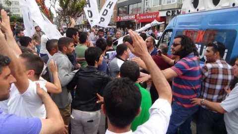 Tekirdağ'da HDP'liler Saldırıya Uğradı