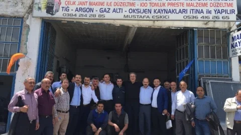 Nevşehir'de Milletvekili Adayları Sanayi Turu Yapıyor