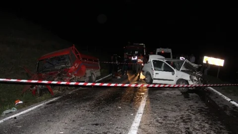 Çorum'da Trafik Kazası 1 Ölü, 3 Yaralı