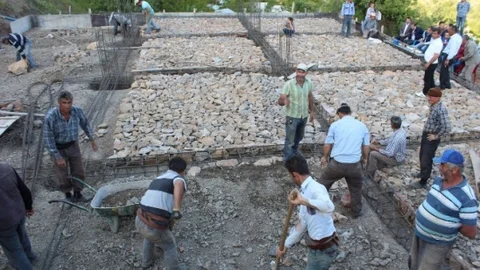 Gürgenli Köyü'nde Taziye Evi İnşaatı