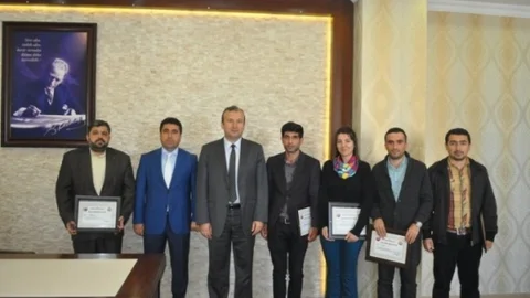 Siirt'te Başarılı Personele Ödül Verildi
