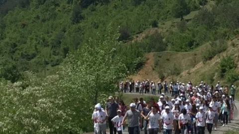 Bartın'da Doğa Yürüyüşü Düzenlendi