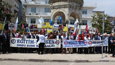 Ordu'da Mursi'ye Tepki Gösterildi