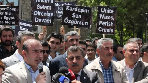 Elazığ'da Mursi İçin İdam Kararına Tepki