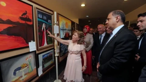 Amasya'da Resim Sergisi Açılışı