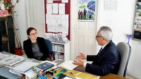 Çorum'da Ceritoğlu'ndan Muhtar Ziyareti