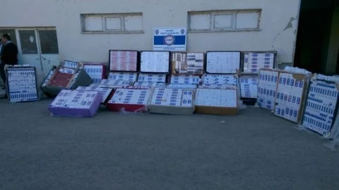 Bayburt'ta Kaçak Sigara Operasyonu