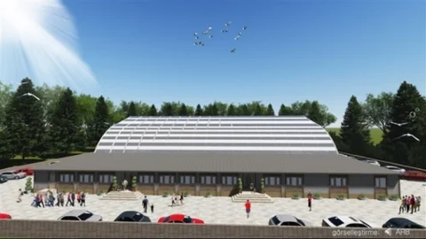 Ulus'ta Halı Saha Projesi Tamamlandı