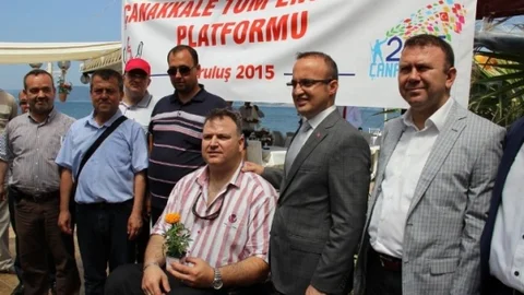 Çanakkale'de Engellilere Müjde Verildi