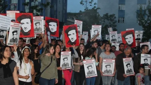 Tunceli'de Meşaleli Anma Yürüyüşü