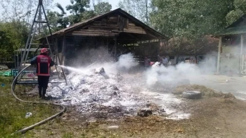 Sakarya'da Samanlık Yangını Kontrol Altına Alındı