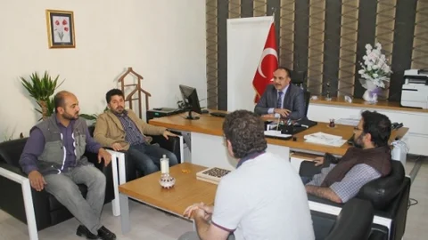 Mardin'de Gazetecilerden Barçın'a Ziyaret