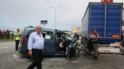 Giresun'da Trafik Kazası: 7 Yaralı