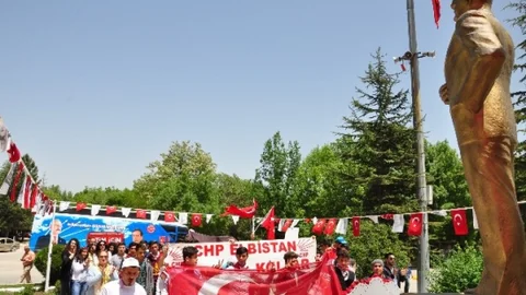 Elbistan'da 19 Mayıs Yürüyüşü