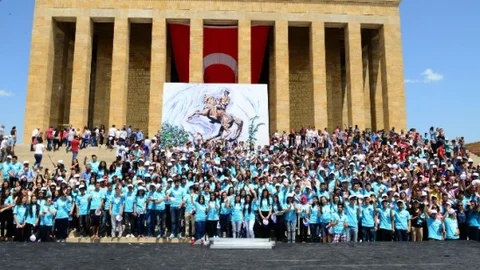 Pamukkale'den Anıtkabir'e Büyük Katılım