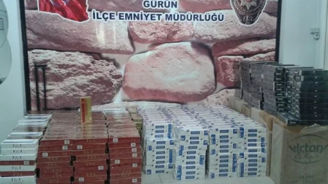 Gürün'de Kaçak Sigara Operasyonu
