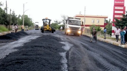 Bölükyayla'da Asfalt Çalışmaları Devam Ediyor