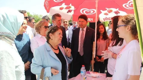 Köksal Toptan Bartın'da Bilim Fuarı'na Katıldı