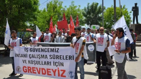 Şırnak'ta Aile Hekimleri Eylemde