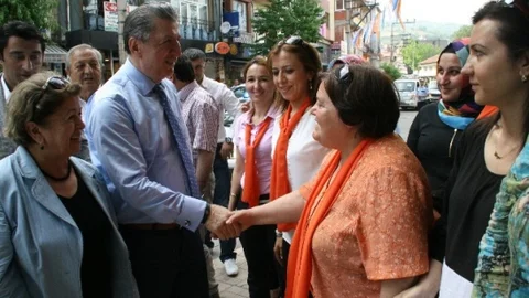 Köksal Toptan Devrek'te Buluştu