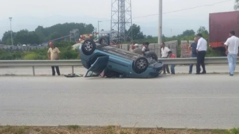 Düzce'de Trafik Kazası